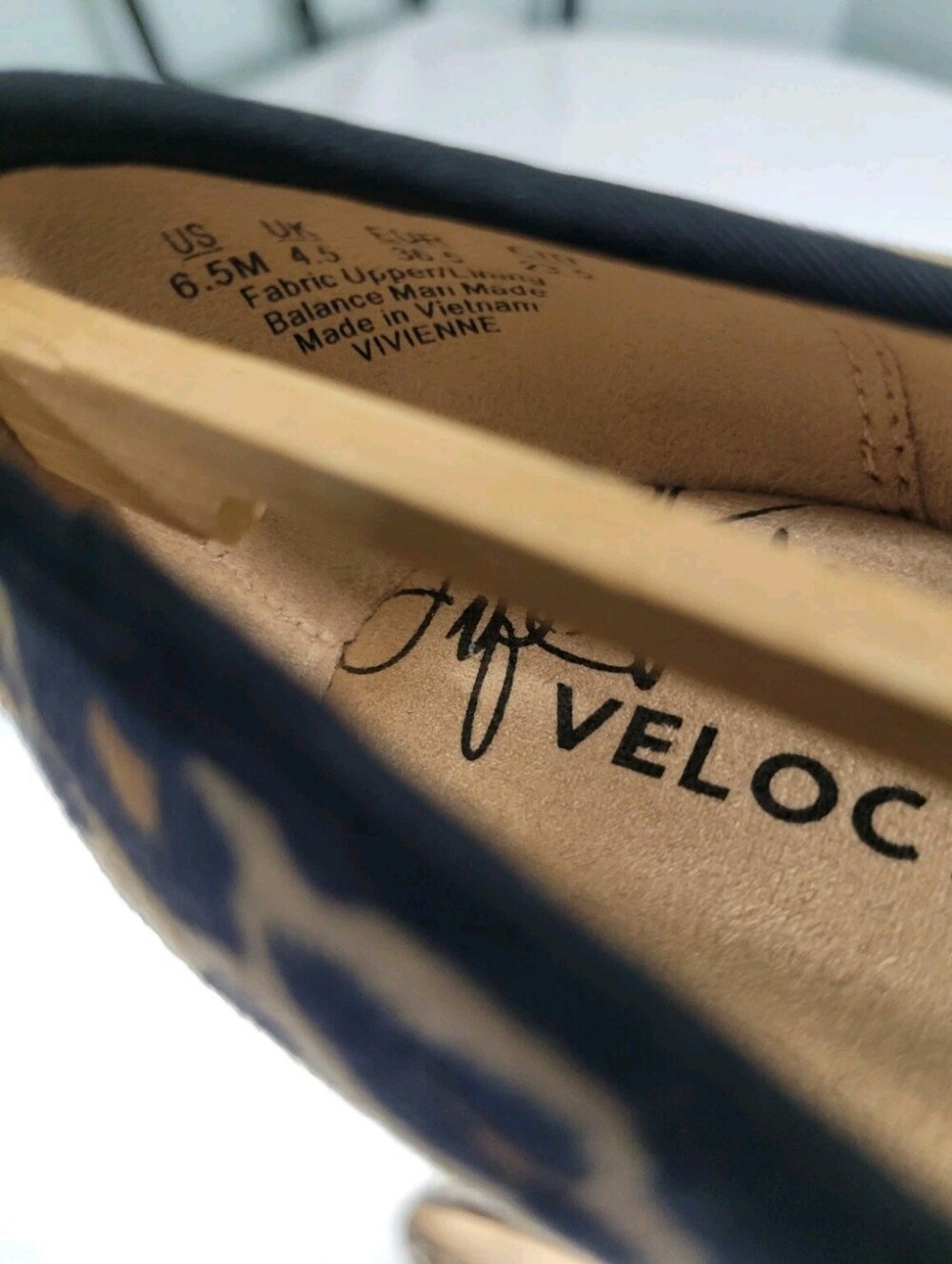 LifeStride Velocity 2.0 Vivienne Leopard Women Size 6.5 Slip On Flats Shoes  621 - Picture 8 of 9